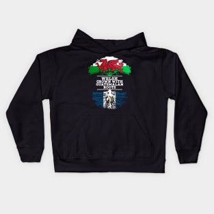 Welsh Grown With Guatemalan Roots - Gift for Guatemalan With Roots From Guatemala Kids Hoodie